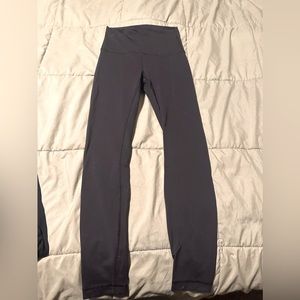 Black Lululemon Wunder Under High-Rise Tight 25" Leggings